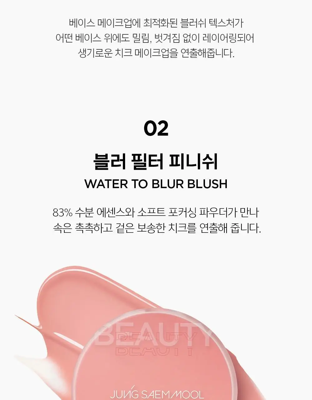 [악마프2 에디션/생기블러치크] 정샘물 아티스트 쿠션 블러쉬 블러 상세페이지 25